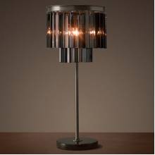 Настольная лампа 1920s Odeon Glass Fringe Chandelier BLS 30328