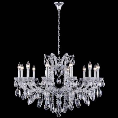 Люстра Crystal Lux HOLLYWOOD SP12 CHROME HOLLYWOOD