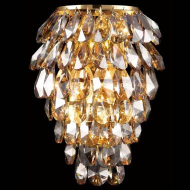 Бра Crystal lux CHARME AP2+2 LED GOLD/AMBER