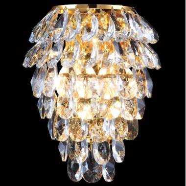 Бра Crystal lux CHARME AP2+2 LED GOLD/TRANSPARENT