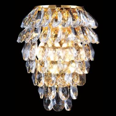 Бра Crystal lux CHARME AP3 GOLD/TRANSPARENT