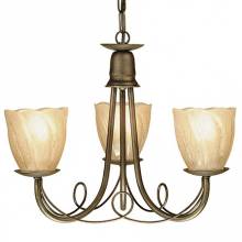 Люстра MINSTER Elstead Lighting MN3 BLK/GOLD