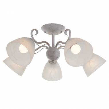 Люстра IDLamp(Olsa) 278/5PF-Whitepatina