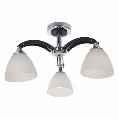 Люстра IDLamp(Fayora) 287/3PF-Blackchrome