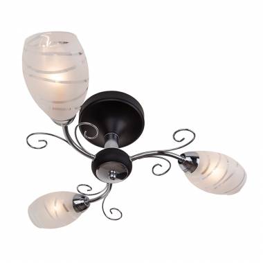 Люстра IDLamp(Edwidge ) 846/3PF-Blackchrome