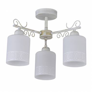 Люстра IDLamp(Ileria ) 848/3PF-Whitepatina