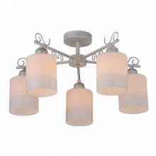 Люстра Ileria IDLamp 848/5PF-Whitepatina