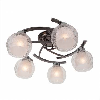 Люстра IDLamp(Elezaveta) 875/5PF-Darkchrome