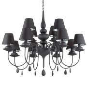 Люстра BLANCHE Ideal Lux BLANCHE SP12 NERO