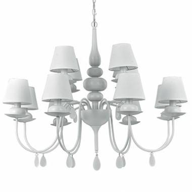 Люстра Ideal Lux BLANCHE SP12 BIANCO BLANCHE