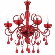 Люстра LILLY Ideal Lux LILLY SP5 ROSSO