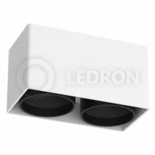 Точечный светильник KEA LEDRON KEA 2ED-GU10 WHITE/BLACK