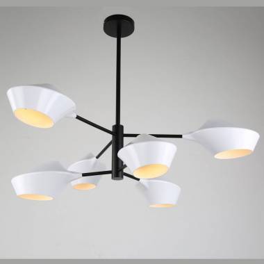 Люстра LUMINA DECO(ROMINA) LDP 6037-6 WT+BK